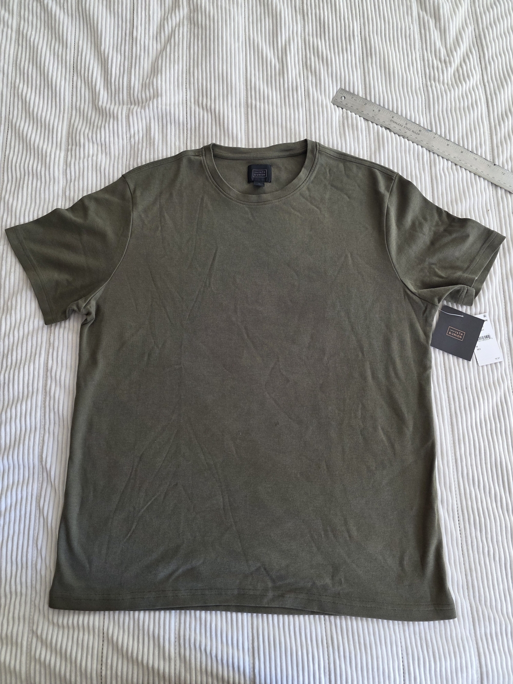14th & Union Olive Crew Neck Short Sleeve Tee